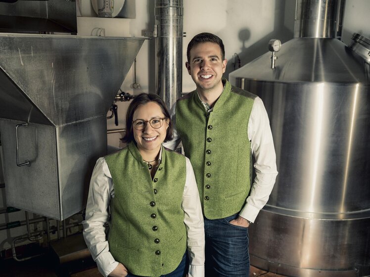 Isabella Mereien und Markus Mereien aus der Brauerei Drei Kronen Memmelsdorf | © Brauerei Drei Kronen Memmelsdorf GmbH