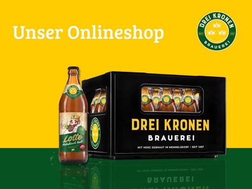 Banner Onlineshop Brauerei Drei Kronen Kronen | © Brauerei Drei Kronen Memmelsdorf GmbH